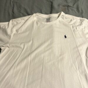 RALPH LAUREN POLO Mens Short Sleeve Crew Neck Short Sleeve White T-Shirt XL